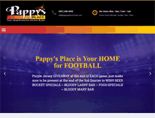 Tablet Screenshot of pappysplacerochester.com
